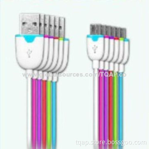 8-pin to USB Data Sync Charger Color Cable, 1.0m Length